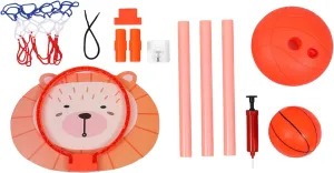 1 Set Indoor Basketball Hoop Set Height Educational Basketball for Lightweight Easy Install Present for Skill Development and Family Fun