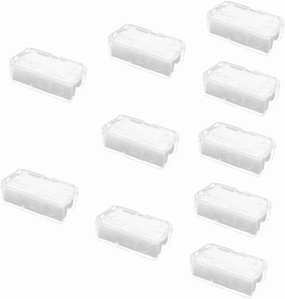 10pcs Transparent Watch Box Organizer Watch Holder for Display Compact Storage for Personal Use and Shops Protective Design to Prevent Scratching and Breaking