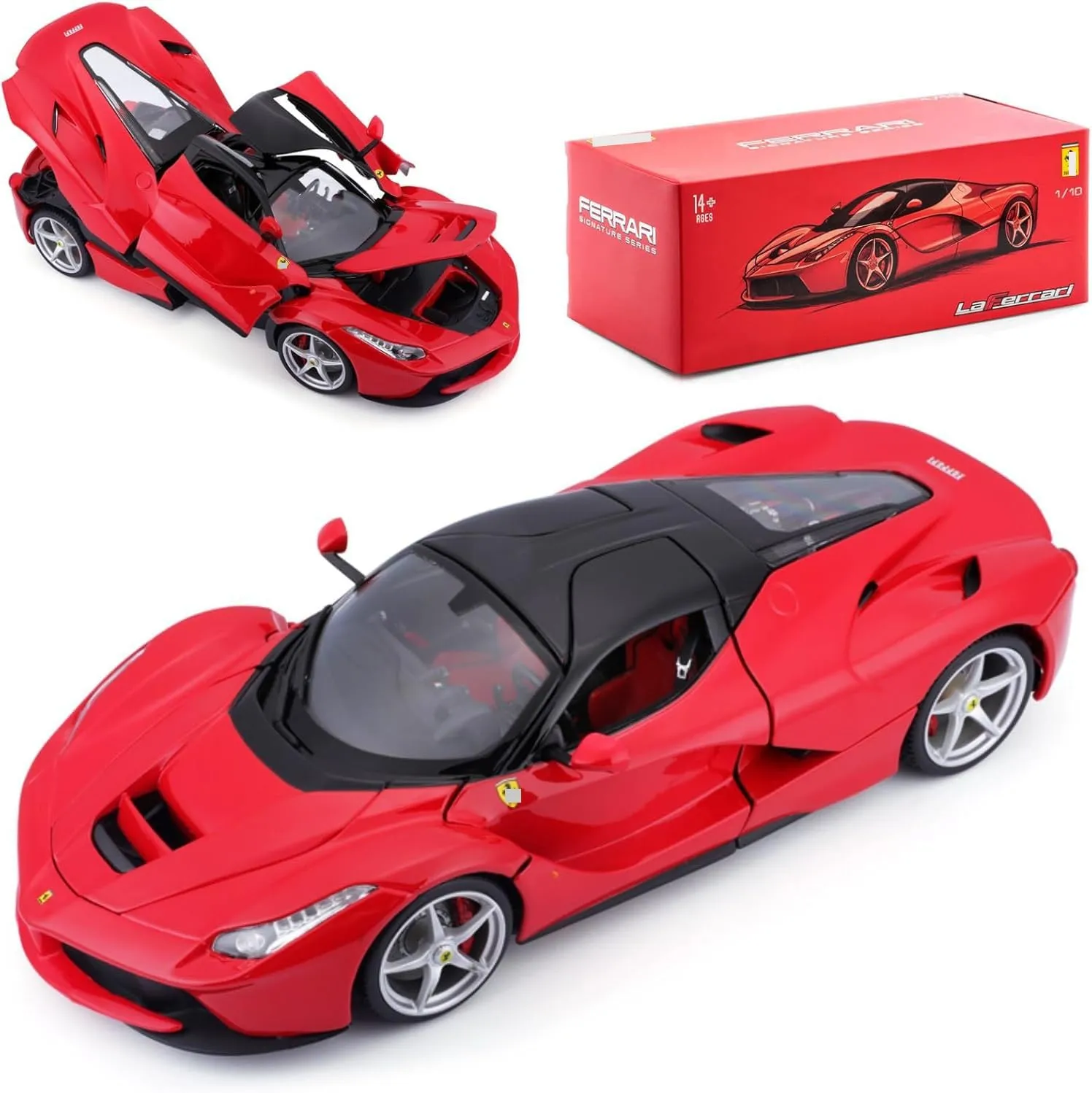 1/18 Alloy Racing Car for Ferrari LaFerrari F70 Signature Series Static Die Cast Simulation Model Car Gift