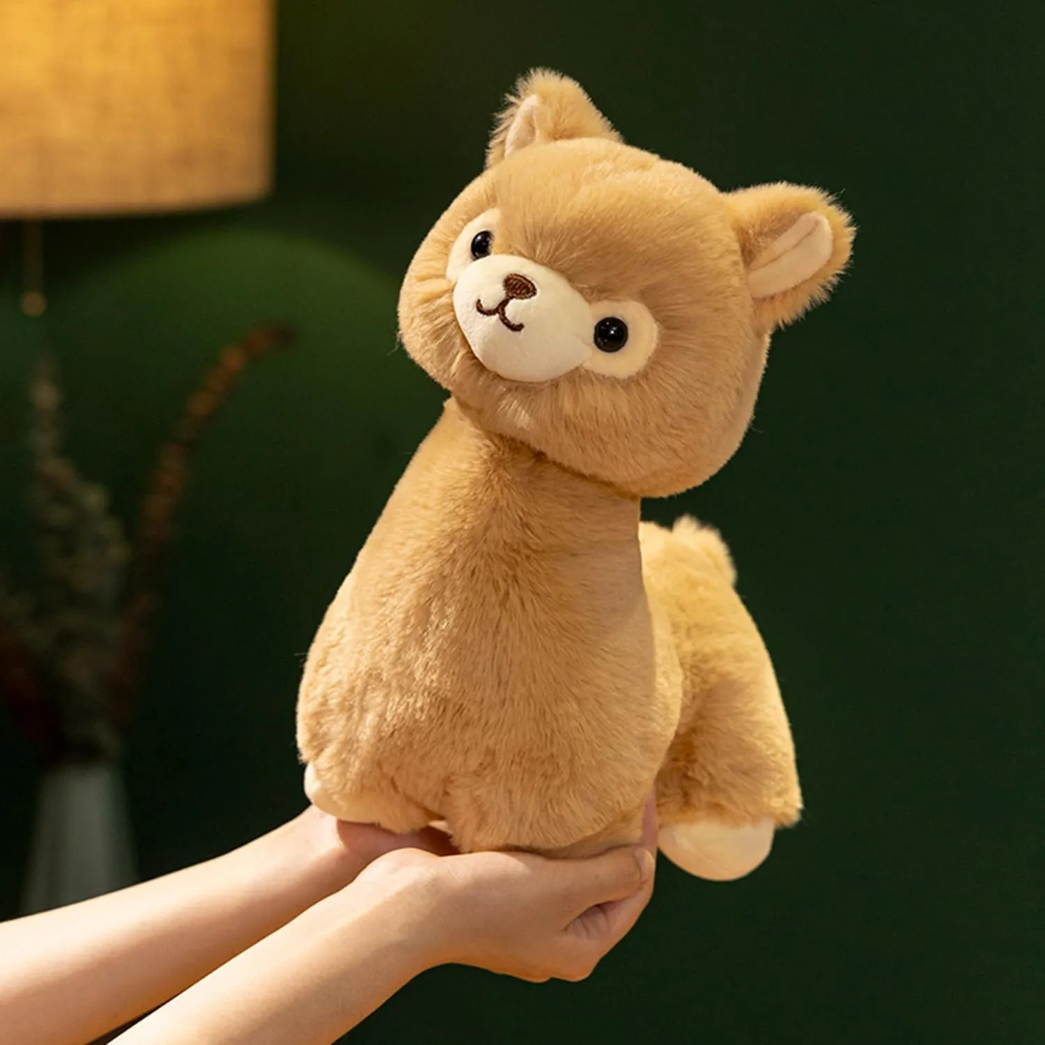 12 Inch Fuzzy Alpaca Stuffed Animals Soft Llama Plush Toys Plushies Animal Fluffy Doll Gift for Kids & Lovers