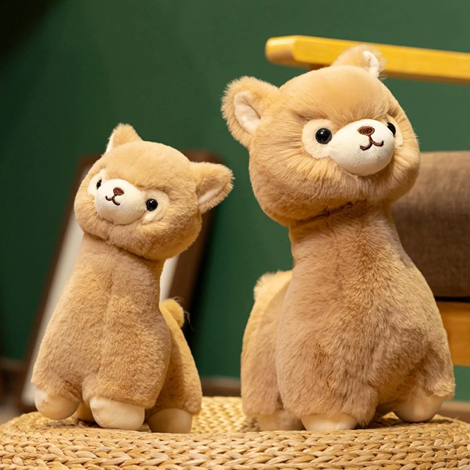 12 Inch Fuzzy Alpaca Stuffed Animals Soft Llama Plush Toys Plushies Animal Fluffy Doll Gift for Kids & Lovers