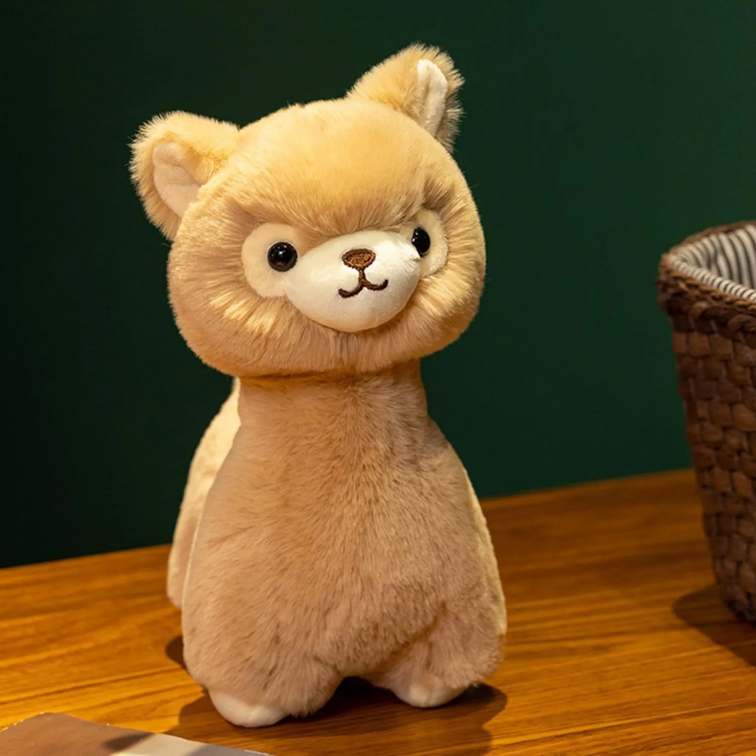 12 Inch Fuzzy Alpaca Stuffed Animals Soft Llama Plush Toys Plushies Animal Fluffy Doll Gift for Kids & Lovers