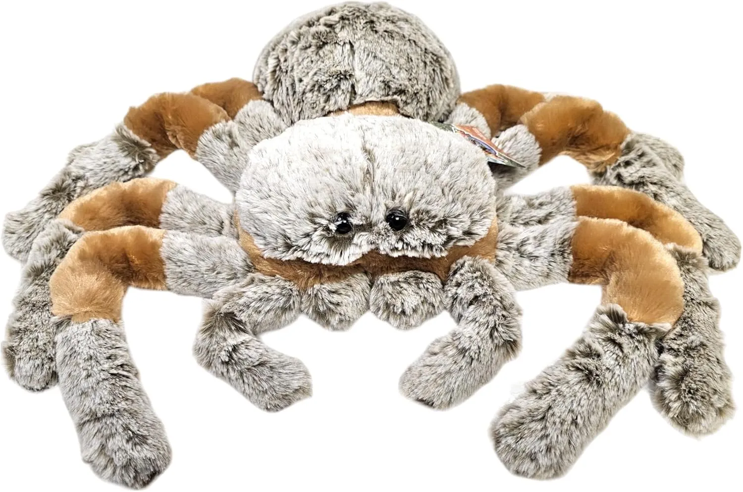 13" Realistic Brown Spider Plush - Soft and Cuddly with Lifelike Design - Perfect for Halloween, Decor, or Gifts