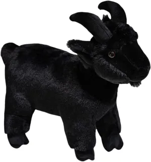 15.8 inches Goat Stuffed Animal Plushie,Plush Goat, Gifts for Kids,Farm Animals, Goat Plush Toy,Toy for Boy,Girl Toys, (Black)