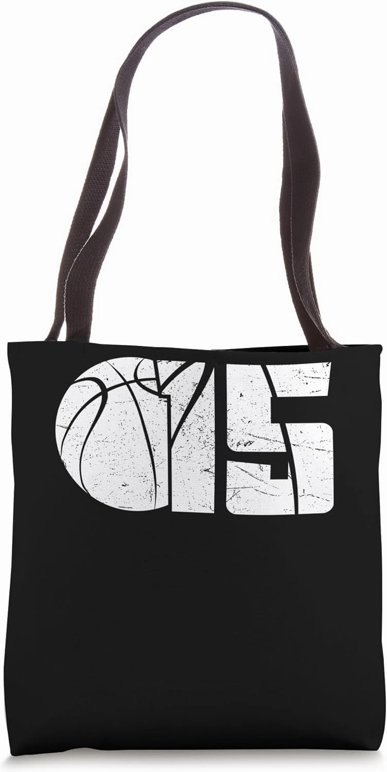 15 Year Old Basketball 15th Birthday Boy Basketball Player Tote Bag