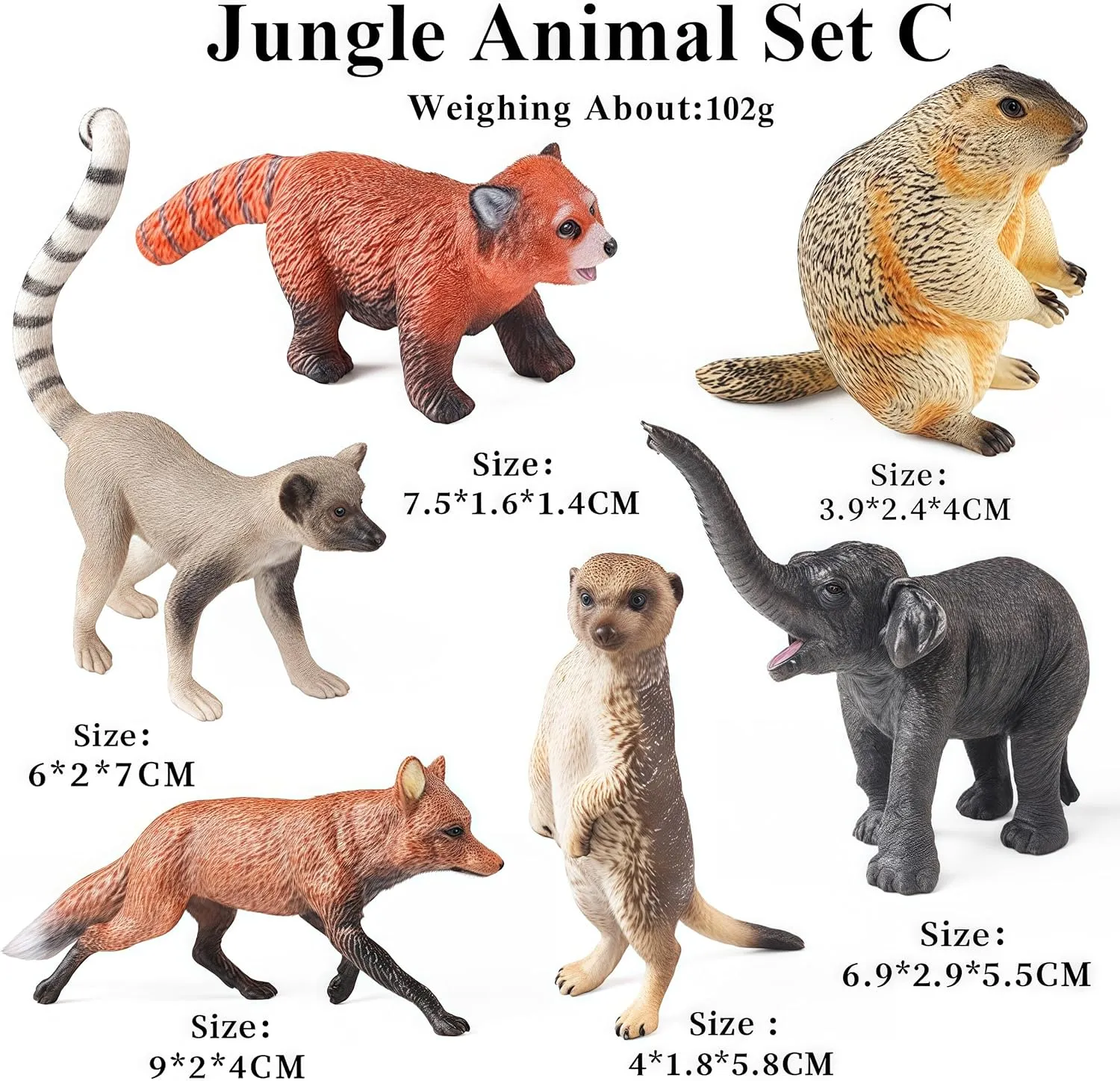 16PCS Forest Animals Baby Figures, Woodland Creatures Baby Toy Figurines, Miniature Toys Cake Toppers Cupcake Toppers Birthday Gift Educational Toys for Kids
