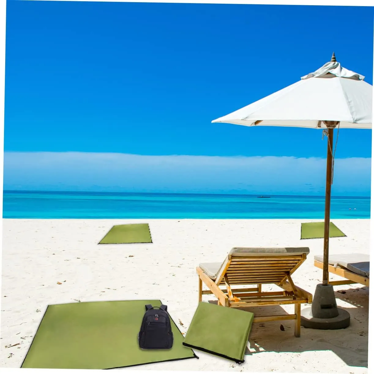 1pc Portable Outdoor Blanket Oxford Cloth Mat for Camping Hiking Beach and Picnics Army Mat Uv and for Secure Use
