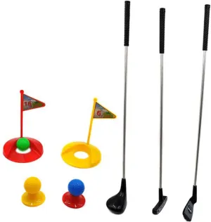 1Set Interactive Outdoor Sports Set for Colorful Clubs Balls Goals Seats Parent Playtime for Learning Fun