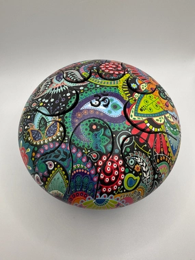 5” Colorful Mandala Tongue Drum