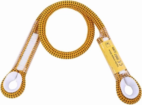 60/120/150cm Outdoor Climbing Rope, Survival Climbing Safety Rope with Ring Bearing Multipurpose Mountaineering Lanyard Cord for Arborist Mountaineering (60cm)