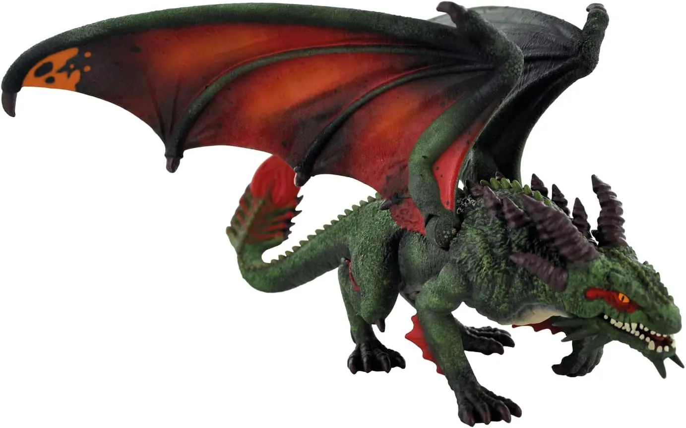 61505 Forest Dragon Fafnir Toy Figure, Approx. 20.5 cm Animal Figure, Accurate to Detail, PVC-Free, Ideal as a Small Gift for Children from 3 Years