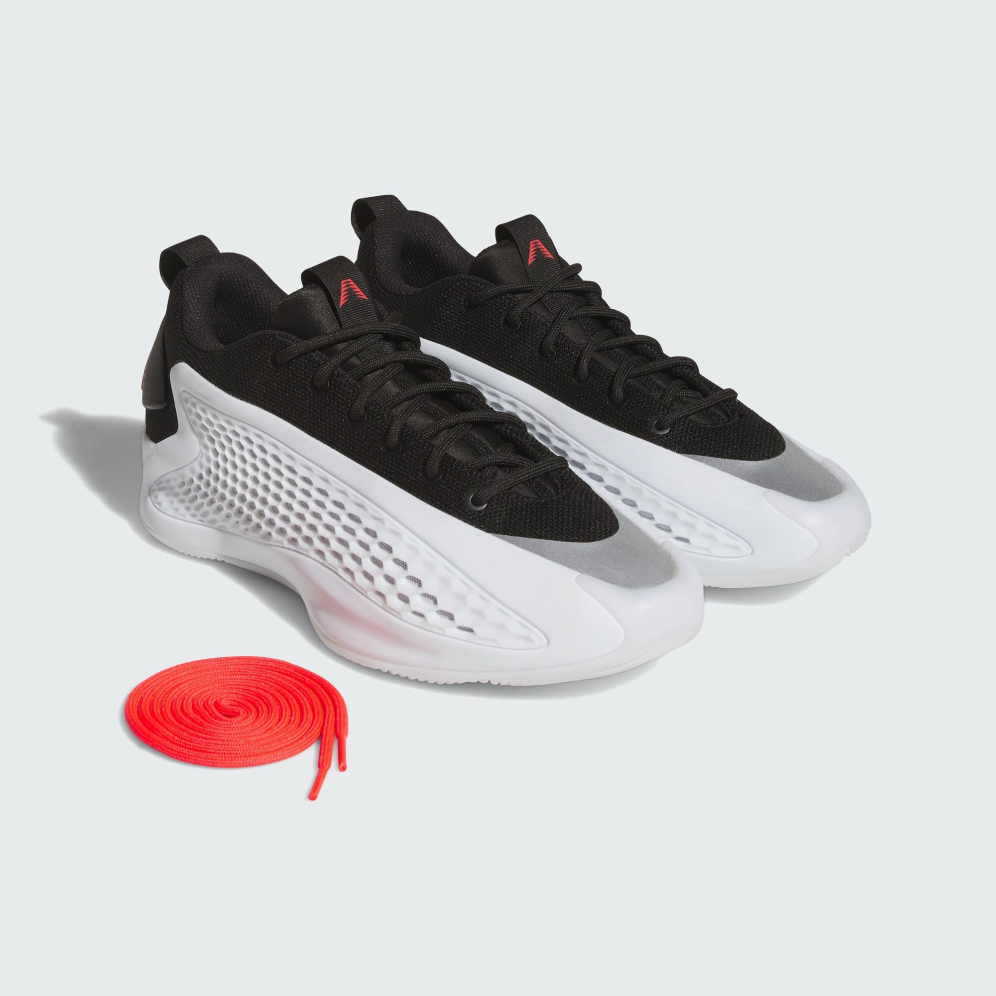 adidas ANTHONY EDWARDS 1 LOW Basketball Shoes | Cloud White-Core Black | Men's