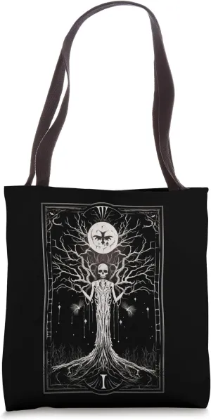 Afterlife Tarot Card Halloween Custom Graphic Tees Men Women Tote Bag