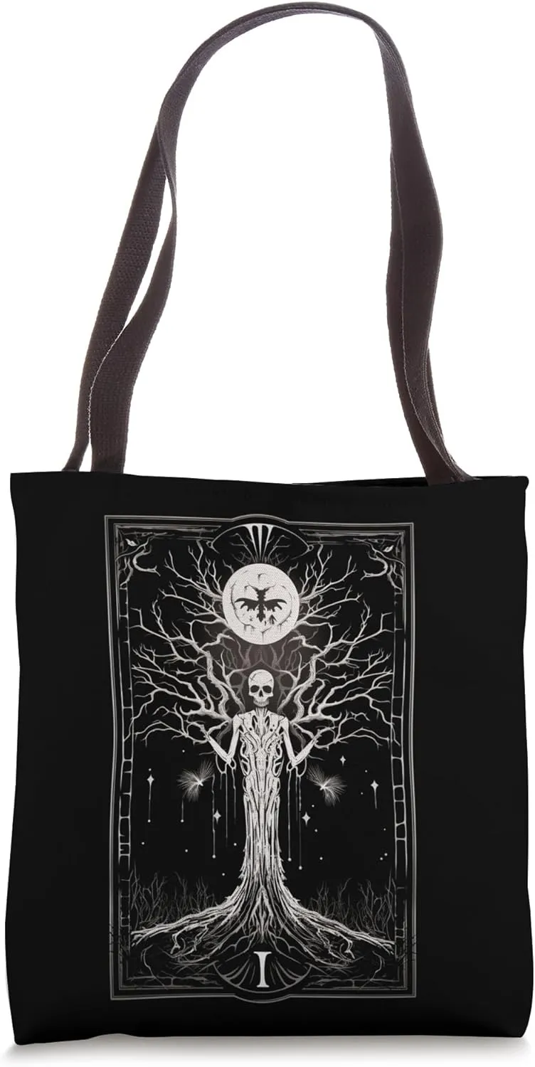 Afterlife Tarot Card Halloween Custom Graphic Tees Men Women Tote Bag