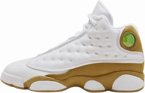 Air Jordan 13 Retro Wheat Grade School Lifestyle Shoes (White/Wheat)