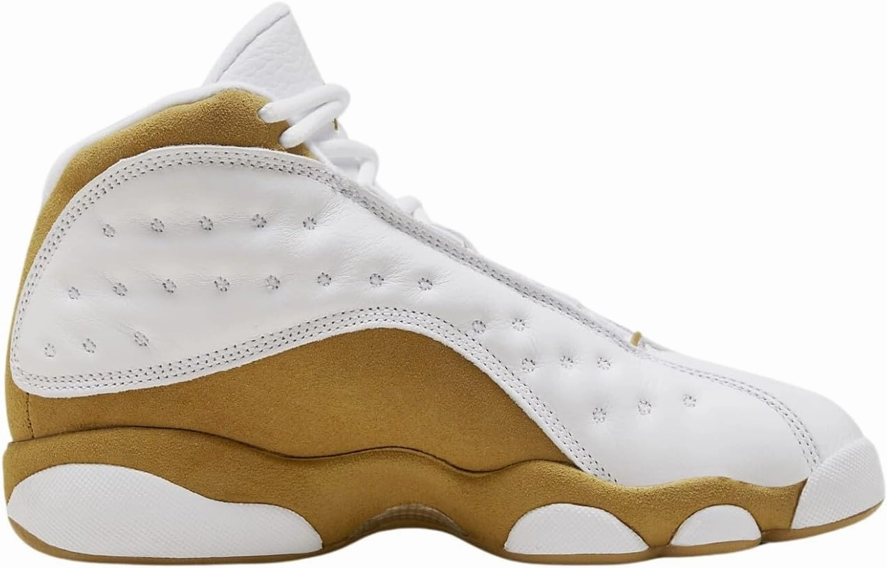 Air Jordan 13 Retro Wheat Grade School Lifestyle Shoes (White/Wheat)