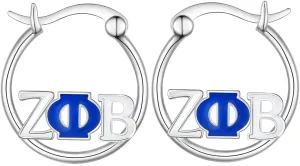 Aka/1920 Sorority Earrings 925 Sterling Silver Hoop Earrings Jewelry Sorority Gifts Charms for Women