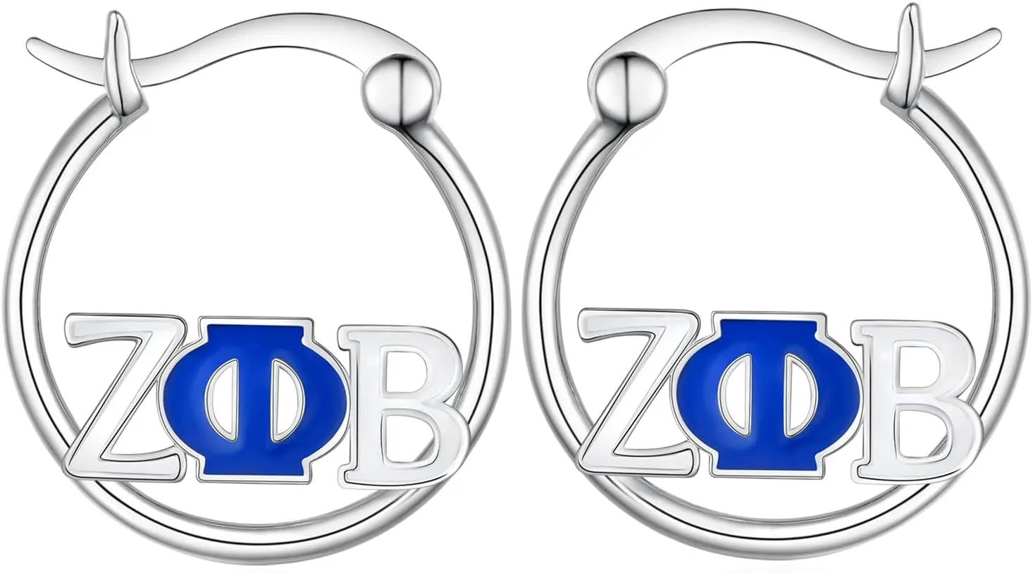 Aka/1920 Sorority Earrings 925 Sterling Silver Hoop Earrings Jewelry Sorority Gifts Charms for Women