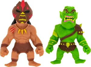ALISA Monster Flex Stretchy Toys for Boys and Girls - Set of 2 - Spooky Stretch Monsters - Shaman-Ogre