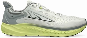 ALTRA Men's Torin 7 Road Running Shoe, Gray/Green, 7.5