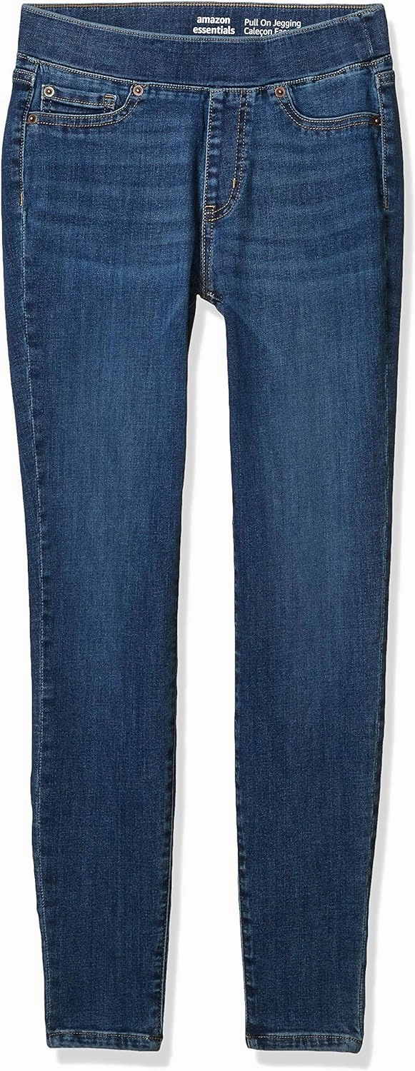 Amazon Essentials Women's Mid-Rise Stretch Pull-On Jegging (Available in Plus Size)
