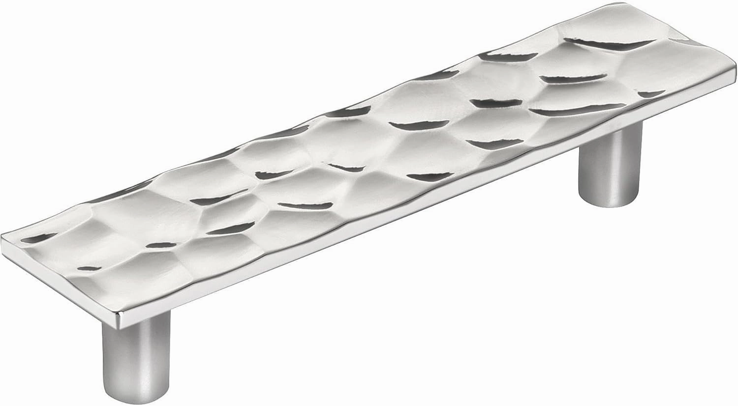 Amerock | Cabinet Pull | Polished Nickel | 3-3/4 inch (96 mm) Center to Center | Kamari | 1 Pack | Drawer Pull | Drawer Handle | Cabinet Hardware