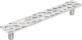 Amerock | Cabinet Pull | Polished Nickel | 6-5/16 inch (160 mm) Center to Center | Kamari | 1 Pack | Drawer Pull | Drawer Handle | Cabinet Hardware