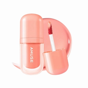 Amuse SEOUL BEBE TINT - 05 NUDE PUMPKIN | 24-hour Long-lasting Lip Stain, Plumping, Hydrating, Moisturizing, No Peel Off, Lip Care, Treatment, Non Sticky, Korean Lip Tint for Dry Lips