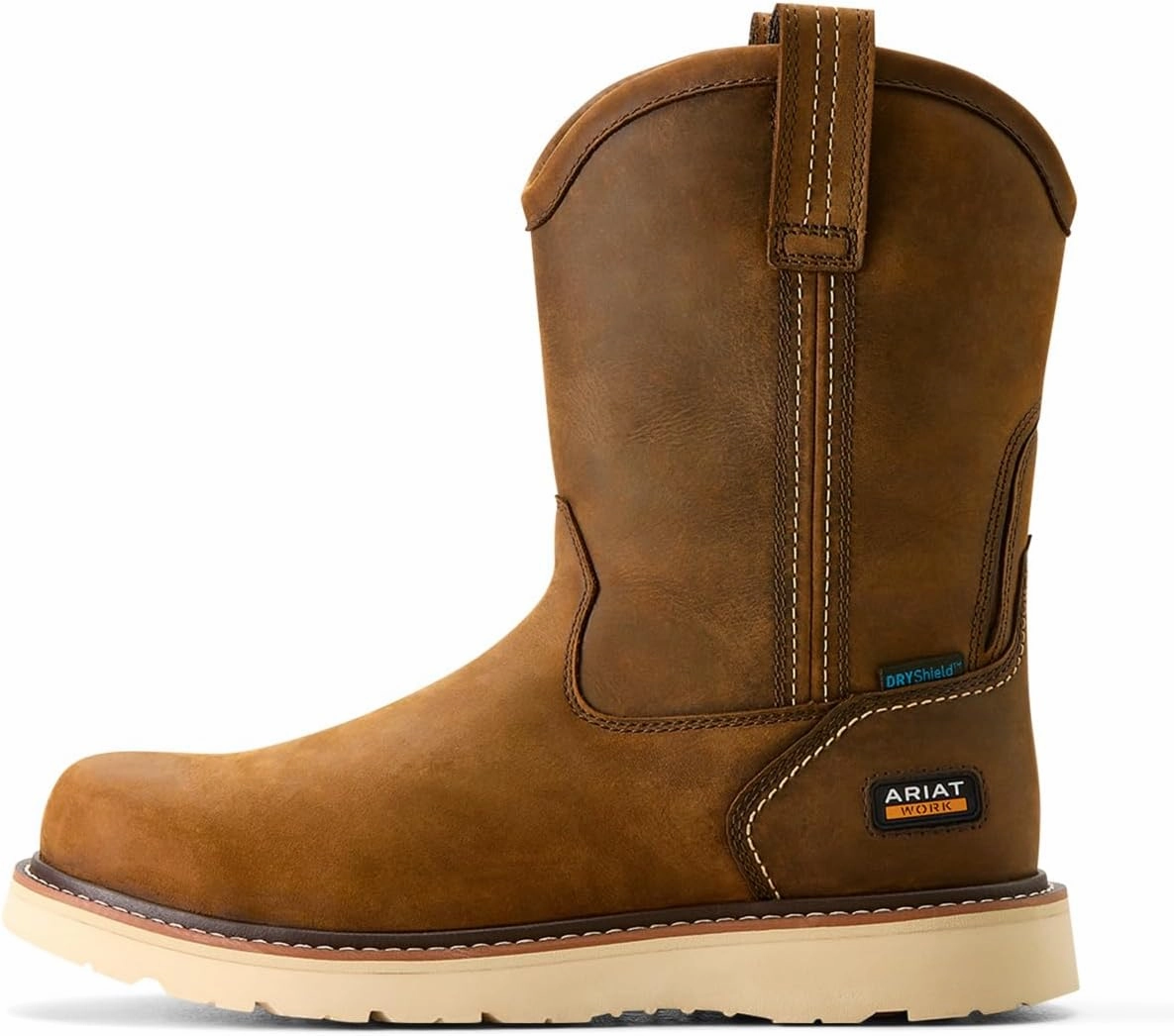 ARIAT Men's Rebar Wedge Pull-on Waterproof Work Boot Industrial