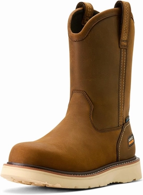 ARIAT Men's Rebar Wedge Pull-on Waterproof Work Boot Industrial