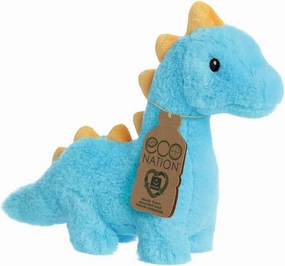 AURORA, 35056, Eco Nation Dipper Diplodocus Dinosaur, 8In, Soft Toy, Blue