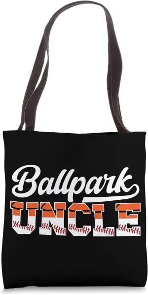 Ballpark Uncle Baseball Basketball Uncle Of Ballers Tote Bag