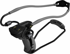 Barnett King Rat Slingshots, Powerful Slingshot for Adults and Kids Alike, Includes Power Band, Brushed Leather Pouch, & Slingshot Ammo