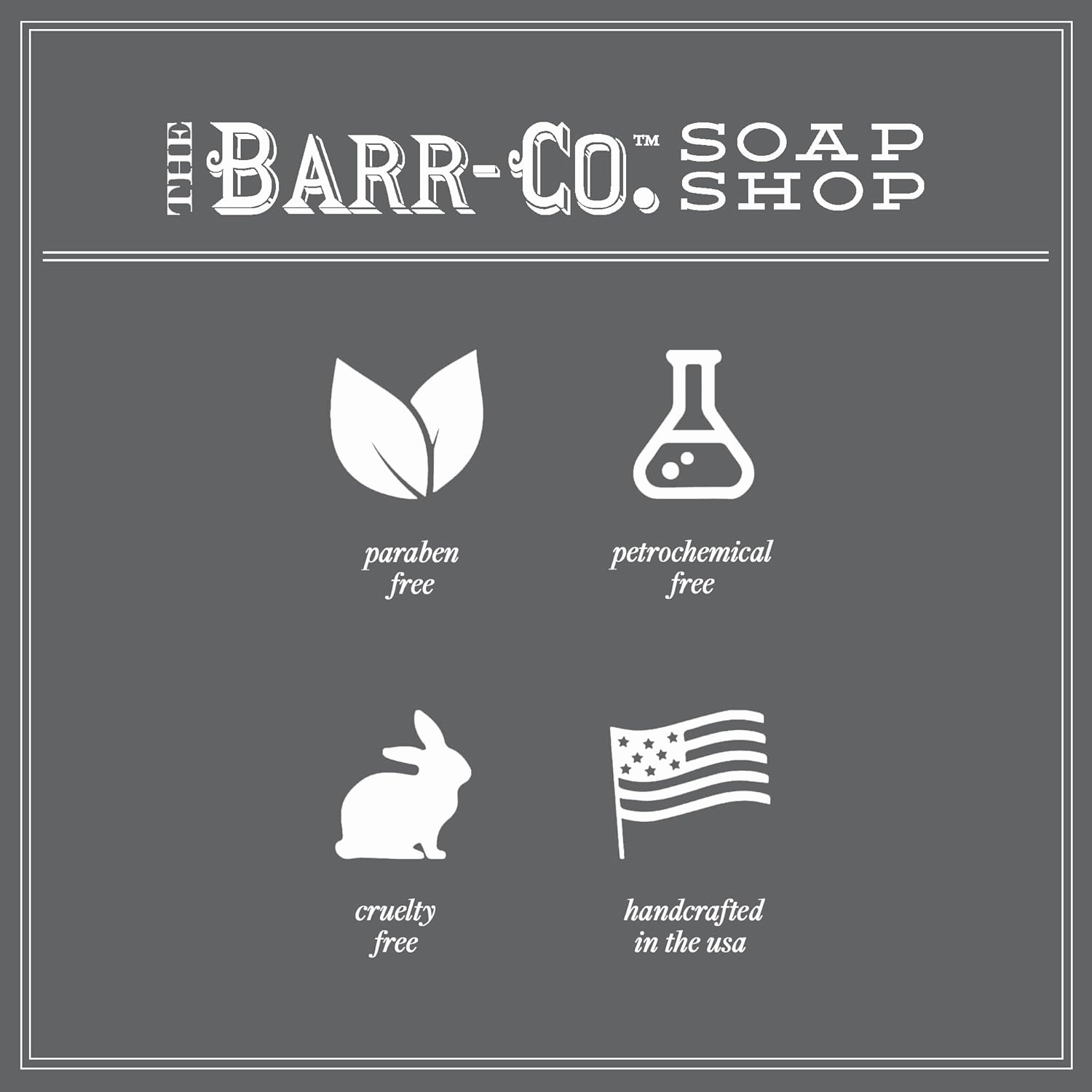 BARR-CO. Soap Shop Hand Cream Blood Orange Amber, Orange & Amber Essential Oils, Hand Cream for Dry & Cracked Hands, Shea Butter Cream, 3.4 fl oz