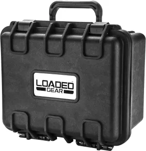 Barska BH12560 Loaded Gear HD-150 Watertight Protective Hard Case with Foam, Black