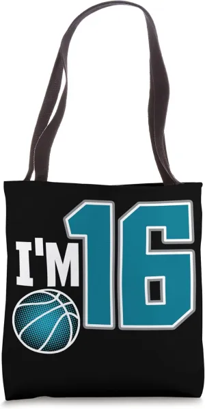 Basketball Player Baller 16th Birthday Sports Coach Graphic Tote Bag