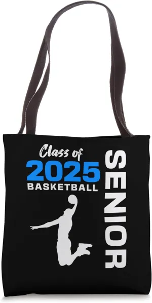 Basketball Senior Matching Class of 2025 Senior Basketball Tote Bag