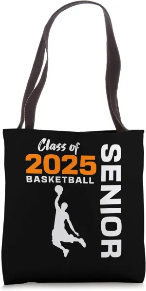 Basketball Senior Matching Class of 2025 Senior Basketball Tote Bag