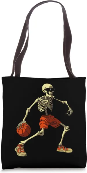 Basketball Skeletons Tote Bag