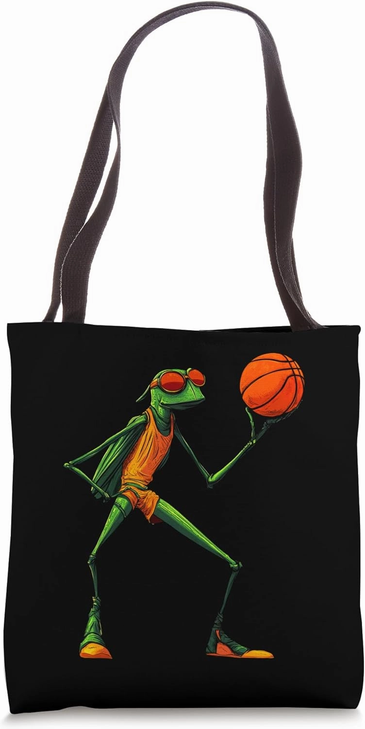 Basketball Grasshopper Tote Bag