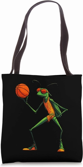 Basketball Grasshopper Tote Bag