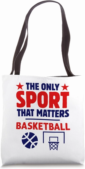 Basketball Spectator Souvenir Tote Bag