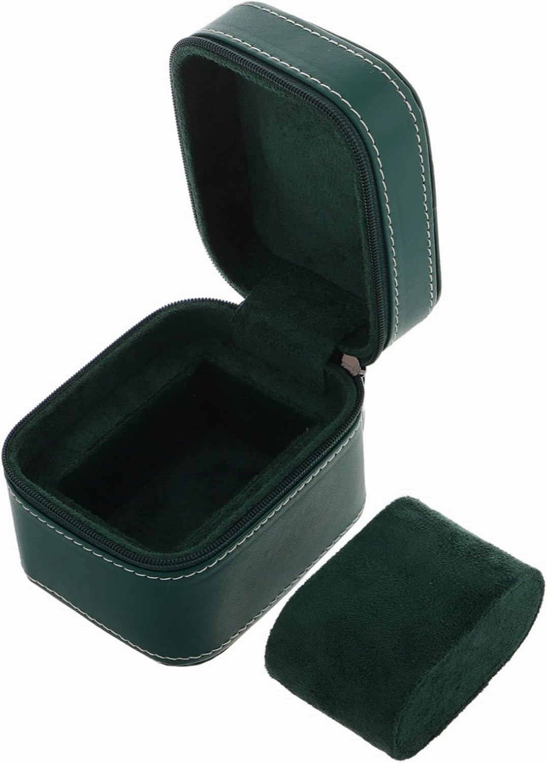 Beaupretty Small Watch Box for Men Travel Jewelry Case Stylish Pocket Watch Style Ring Organizer
