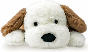 BELLOCHIDDO 15.7 inch Plush Toys, Cute Dog Stuffed Animals Shape Big Hugging Pillow Soft Toy, Super Soft Cartoon Toy Gifts for Bedding Kawaii Pillow （Brown）