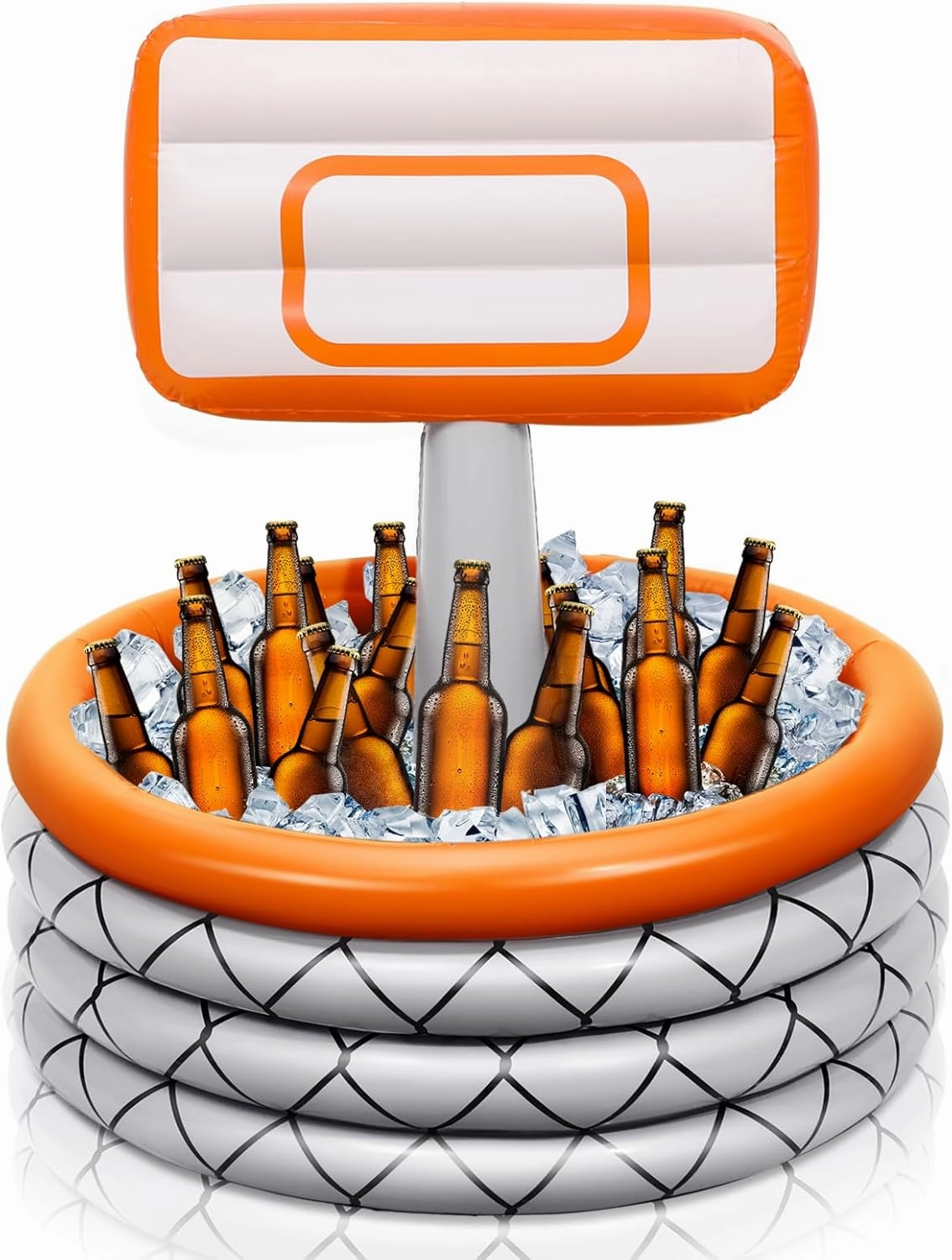Bencailor Inflatable Cooler Inflatable Football Drink Cooler Toss Game Decoration Rugby Basketball Baseball Blow up PVC Sports Field Party Supply