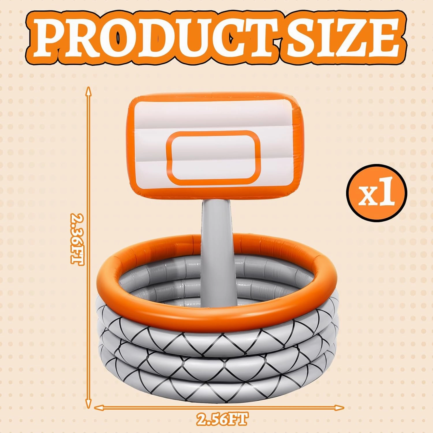 Bencailor Inflatable Cooler Inflatable Football Drink Cooler Toss Game Decoration Rugby Basketball Baseball Blow up PVC Sports Field Party Supply