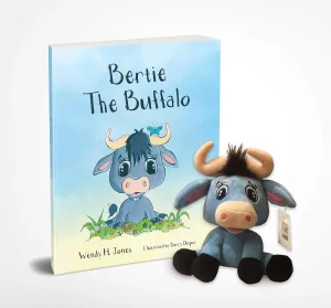 Bertie the Buffalo Book and Soft Toy Hardcover – October 4, 2019
