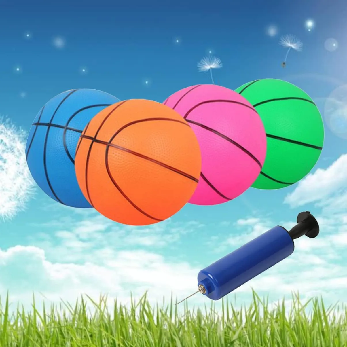 BESPORTBLE 12pcs Girl Inflator with Basketball Child for Cm A
