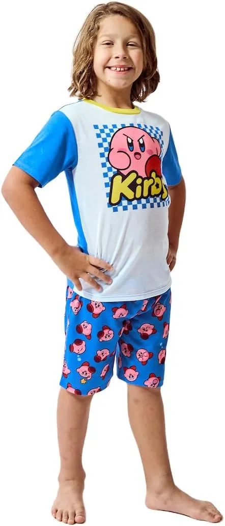 Bioworld Kirby Boys' Pajama 3 pc Pajama Set