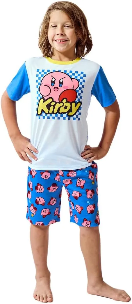 Bioworld Kirby Boys' Pajama 3 pc Pajama Set